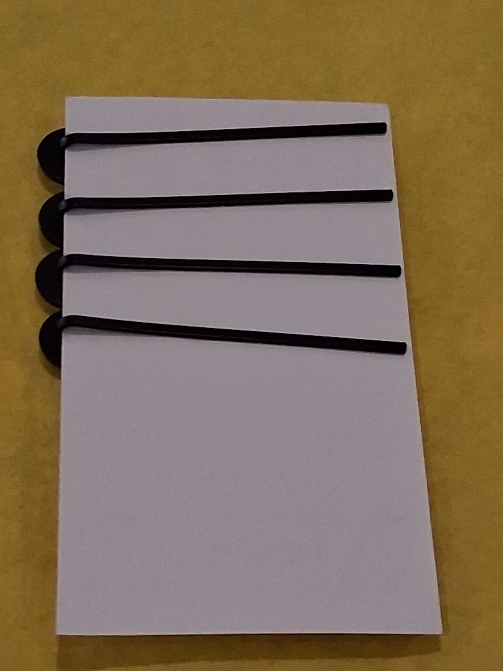 Chanel GWP Logo Black & White Bobby Pin Set.